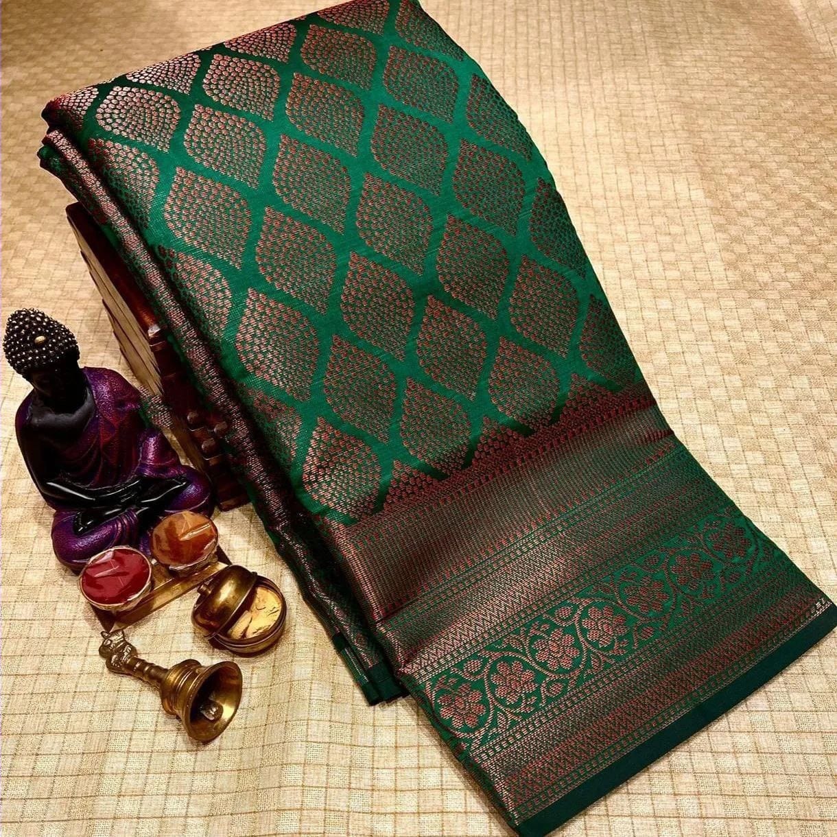 Mf 54 Soft Lichi Silk Designer Non catalog Saree Catalog